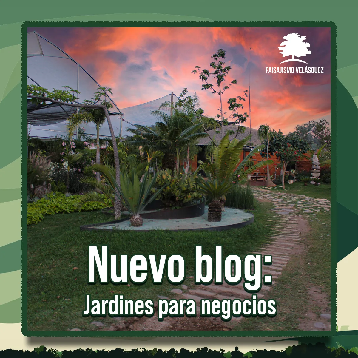 Jardines para negocio